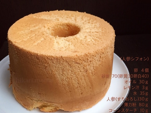 シフォン ケーキ 人気 レシピ